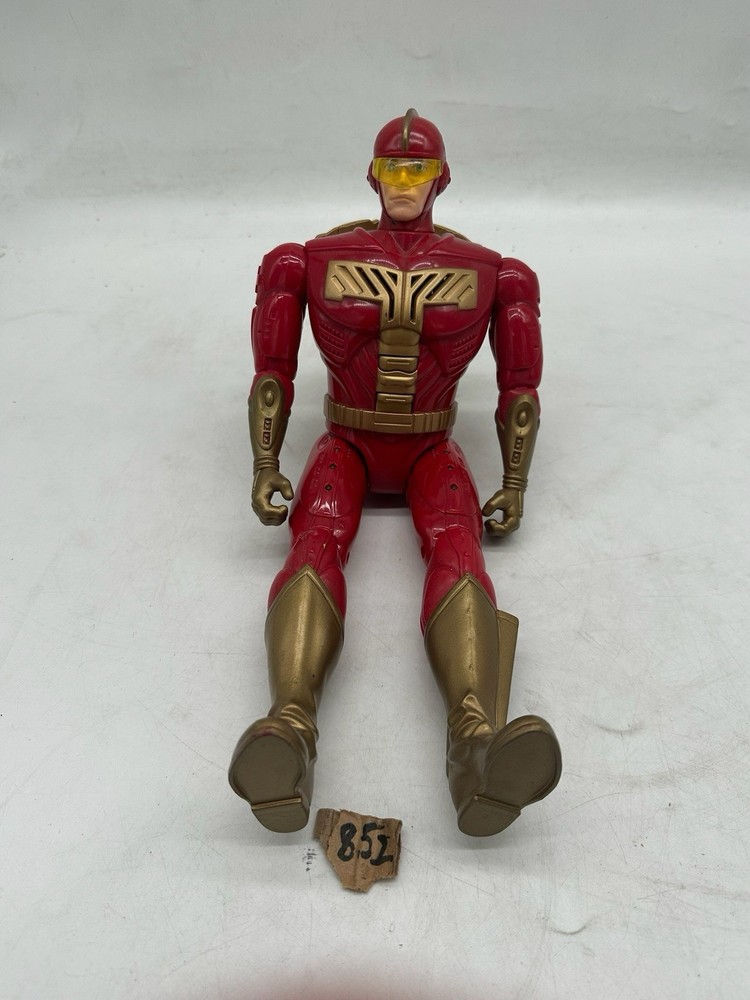 Turbo Man Action Figure Jingle All The Way Electronic Tiger Electronics 13.5″
