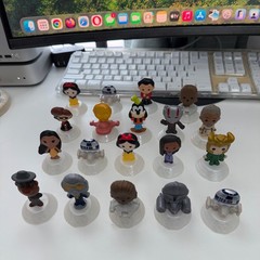 Disney 100 Years of Wonder McDonalds Toy Lot 19 Figures Marvel Star Wars Goofy
