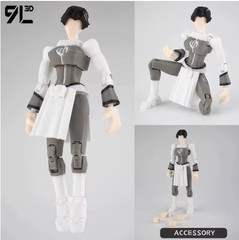 3D Printed Invincible Anissa Action Figure – Multi-Jointed Superhero Anime