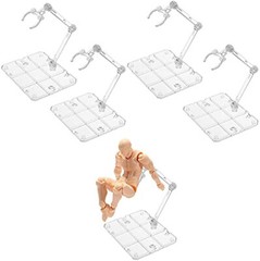 Adjustable Action Figure Display Holder Base Doll Model Support Stand HG144 24Pc