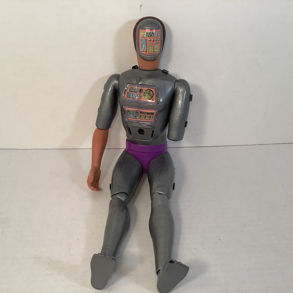 Kenner Six Million Dollar Man Maskatron Robot 13″ Vintage Solid Incomplete