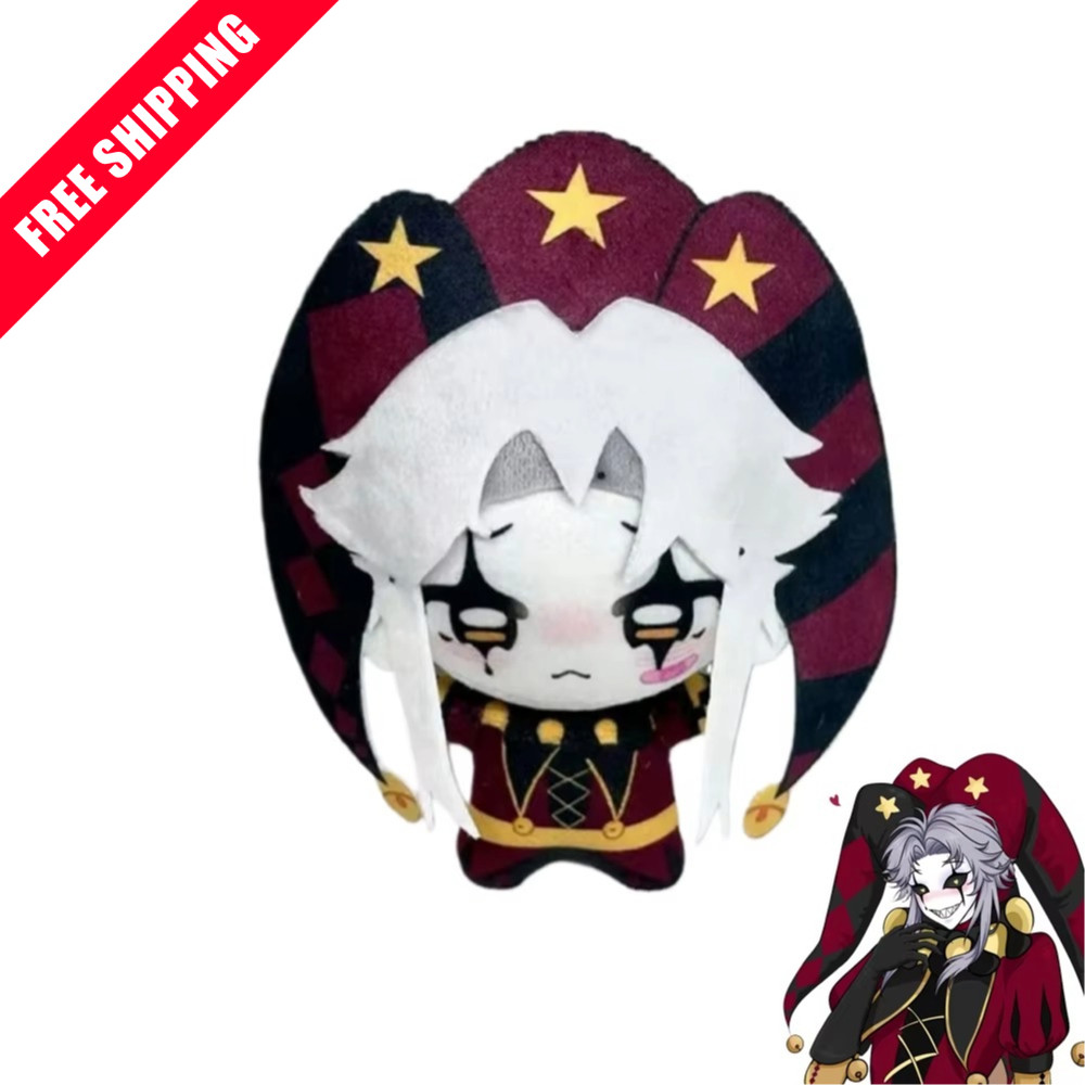 Game The Freak Circus Pierrot Cosplay Doll Plush Stuffed Soft Plushies