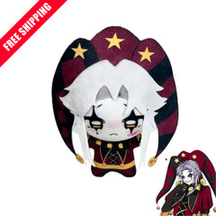 Game The Freak Circus Pierrot Cosplay Doll Plush Stuffed Soft Plushies