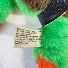 Vintage 1989 Ace Novelty Co Teenage Mutant Ninja Turtles TMNT Michelangelo 8.5″