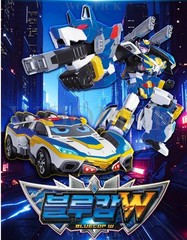 Metal Cardbot W Season3 4-Robot Set HEAVY IRON W+PANTHOM HORNET+TIGUN+BLUE COP W