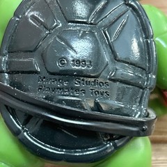 1993 TMNT Troll Raph w/ 6 Accessories/ Weapons Blue Sai, Club and Axe And More