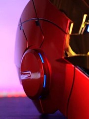 Iron Man Gold MK5 Helmet Electronic Voice Activated Open&Close Mask Autoking New
