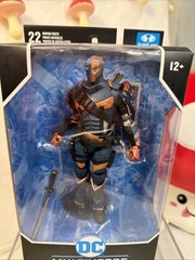 LOT of 2 McFarlane DC Multiverse AO Deathstroke & BB Shriek Unmasked 2020-21