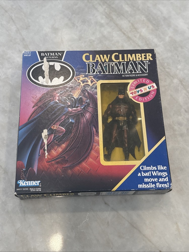 1991 Kenner Claw Climber Batman Action Figure Toys “R” Us Limited Edition