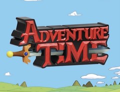 RARE 2026 Adventure Time Cartoon Network Logo Soft Vinyl Figure Display Sign