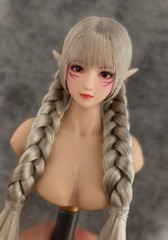 1:6 Elf beauty Women Head Sculpt Fit 12” Female PH UD LD Action Figure Doll Toy