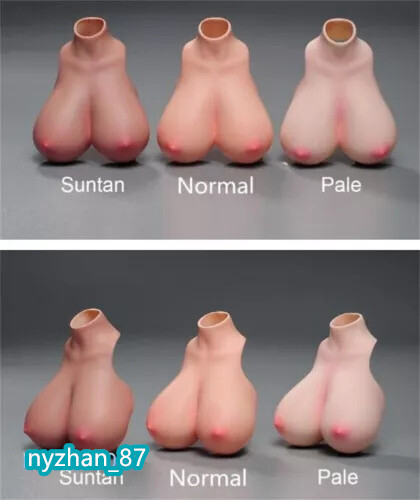 1:12 Big Bust Breast Cover Replacement Model Fit 6” Female Action Figure Doll