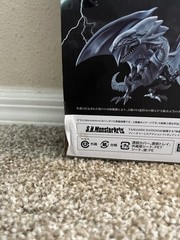 S.H. Monsterarts Yugioh blue eyes white dragon figure complete w/ opened box USA