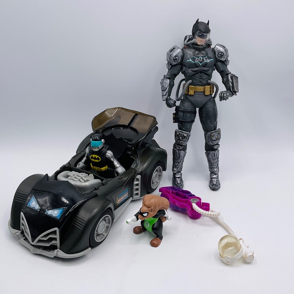 Imaginex Batman Lot Figures Car DC Super Heroes Cape Action Figure Green Lantern