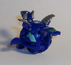 Bakugan New Vestroia Aquos Midnight Percival 1.25″ 580G Blue with card
