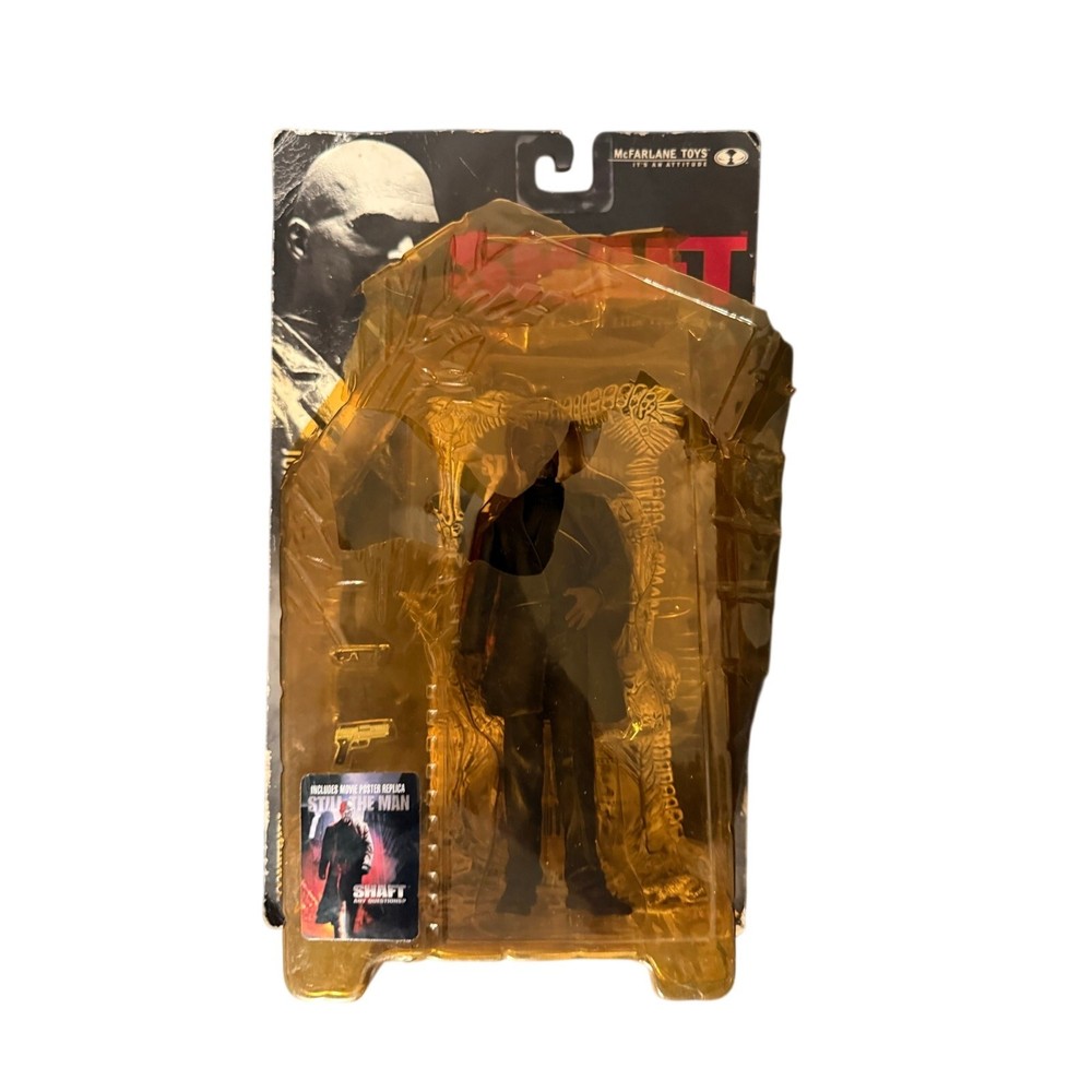 Shaft Action Figure Mcfarlane Movie Maniacs Collectible7” 1999 Samuel L. Jackson