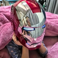 US AUTOKING Iron Man MK5 1:1 Helmet Wearable Voice-controlled Mask Cosplay Prop