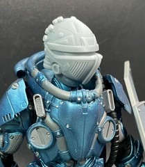 Mythic Legions Cosmic Legions Space Knight Helmet Head Unpainted