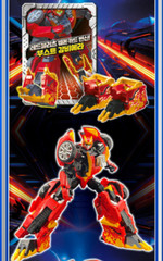 NEW Metal Cardbot S Season2 REDBLITZ Transformer Robot/korea