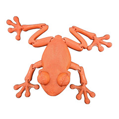 Tree Frog Articulated Figure 3D Printed Handmade Collectable – Multiple colors
