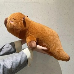 Kawaii Capybara Plush Toy Stuffed Capibara Fluffy Doll Long Sleep Soft Pillow