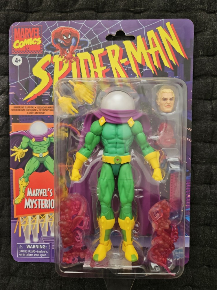 Marvel Legends Mysterio Retro Cardback 6″ Spider-Man Animated Walmart Exclusive