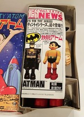 VINTAGE BILLIKEN JAPAN “MIGHTY ATOM” ROBOT TIN TOY ASTRO BOY WIND-UP