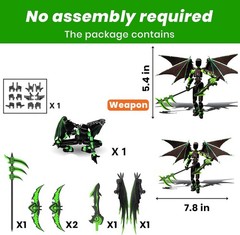 Dummy 13 Action Figure – Eco-Friendly Articulated Toy with Majestic Demon Wings