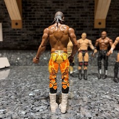 Lot of 7 WWE Wrestling Action Figures Mixed Wrestlers 2012-2017 Used