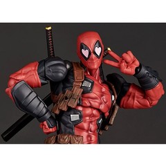 KAIYODO Deadpool Red Ver.2.5 Revoltech Amazing Yamaguchi Action Figure Toy New
