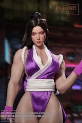 Mojoy Shiranui Mai Fighting Style Female Seamless Body 1/6 Action Figure Purple