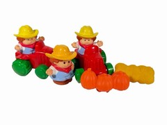 Little People Fisher Price Farmer Set Tractor Accessories Rare Retired Mattel