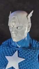 Custom 3D-printed Marvel Legends Marco Checchetto Styled Captain America Heads