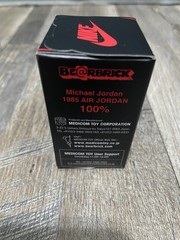 SEALED 100% GOLD Medicom Toy BEARBRICK Michael Jordan 1985 AIR JORDAN Nike @