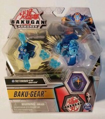 Bakugan Ultra Blue Tretorous Transforming Baku-Gear Armored Alliance Spin Master