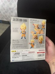 SH Figuarts Super Saiyan Son Goku Mini Daima Dragon Ball Z Action Figure READ