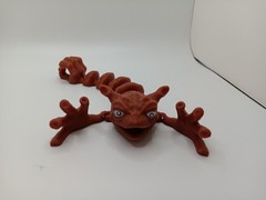retro pukamarin space creature figure from flight of the navigator 1986 movie