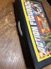 VINTAGE GI JOE STAR WARS 1980 VINYL CARRY CASE WITH GOOD TRAYS OVERALL GREAT