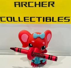 Kidrobot X Crayola Coloring Critters – Lot of 11 Figures & Misc. Crayons – 2017