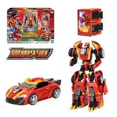 Metal CardBot Red Blitz Transforming Robot & Sports Car S-RedBlitz Figure Toy
