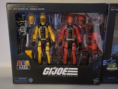 G.I. Joe Classified MASS Diver Vs Cobra Divers 2 pack & Sgt Slaughter Lot