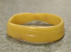 1960’s-70’s Marx Johnny West Geronimo Yellow Headband Stained all around #1