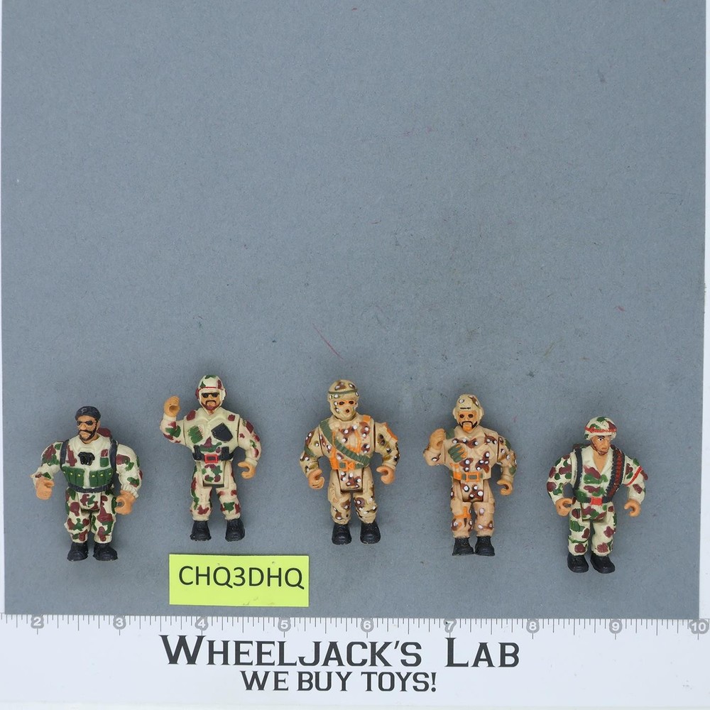 Military Muscle Men Lot of 5 Figures 1993 San Francisco Toymakers