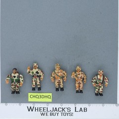 Military Muscle Men Lot of 5 Figures 1993 San Francisco Toymakers