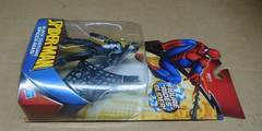 2009 Hasbro Spider-Man Black Costume Action Figure Rides Web Glider NEW NIB