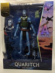 McFarlane Collector Edition Avatar Quaritch Ash Recom Action Figure Gold Label