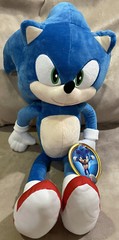 BRAND NEW! 2022 LARGE 22” Sonic The Hedgehog Movie 2 Plush Toy Factory NWT