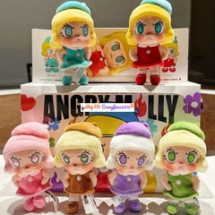 POP MART Molly Angry Molly Series Plush Pendant Confirmed Blind Box Figure Toys
