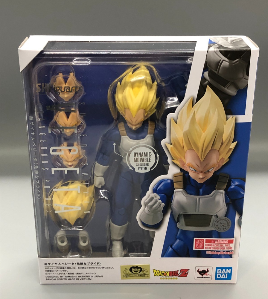 S.H.Figuarts Super Saiyan Vegeta Dangerous Pride Dragon Ball Z Bandai SHF