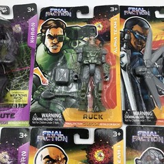 FINAL FACTION ACTION FIGURE LOT of 7 Figures Alpha Team Kharn Mix HG22